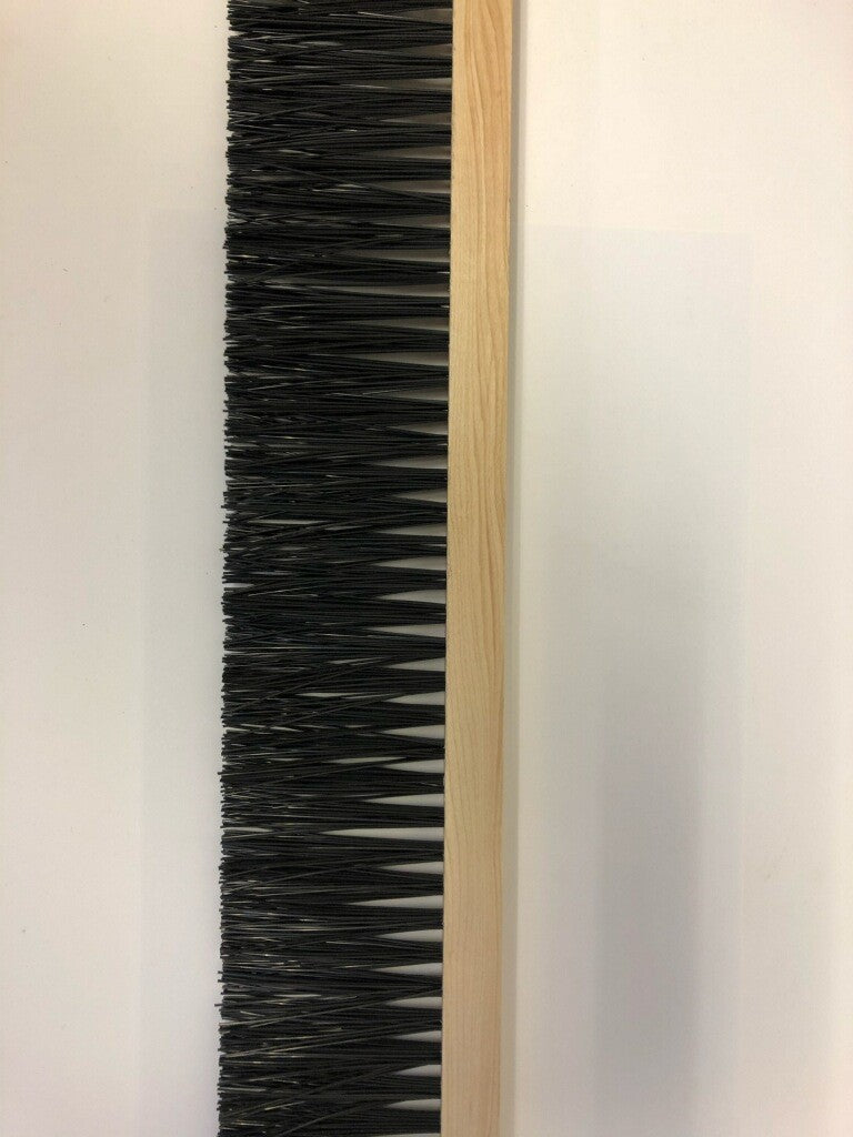 Brush Stick: 3/4"X3/4"X65-3/8"LG 3"Black